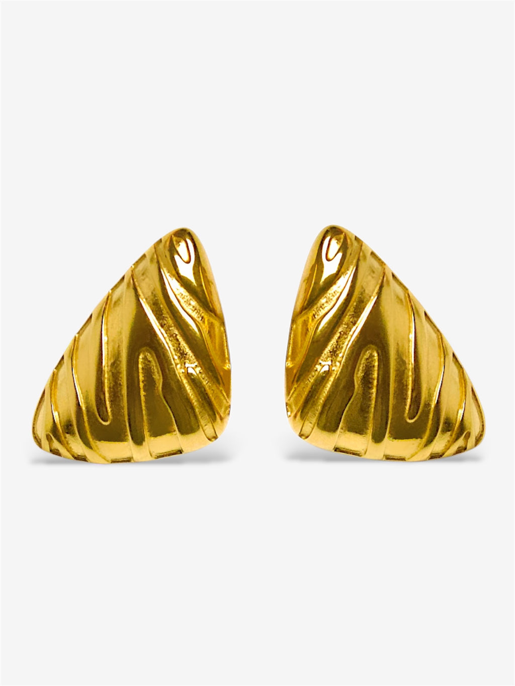 BOUCLES D’OREILLES DEMI DORÉES