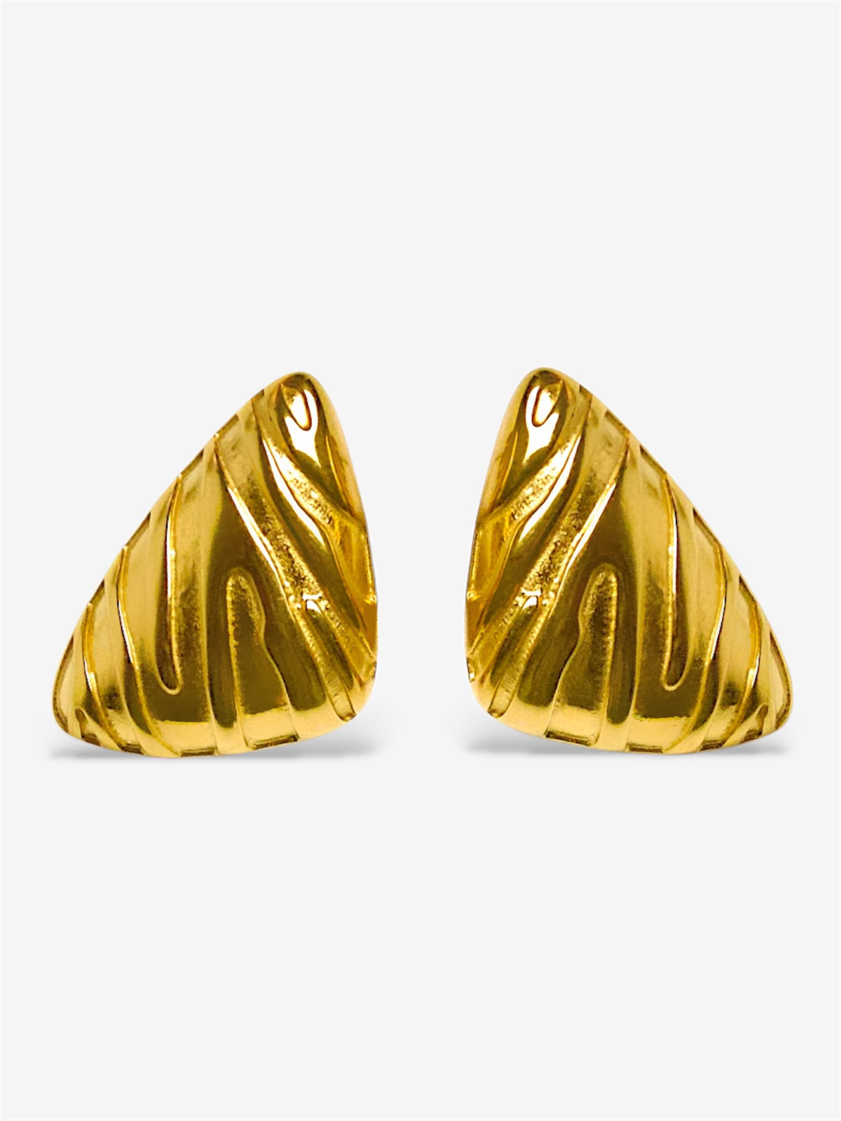 BOUCLES D’OREILLES DEMI DORÉES