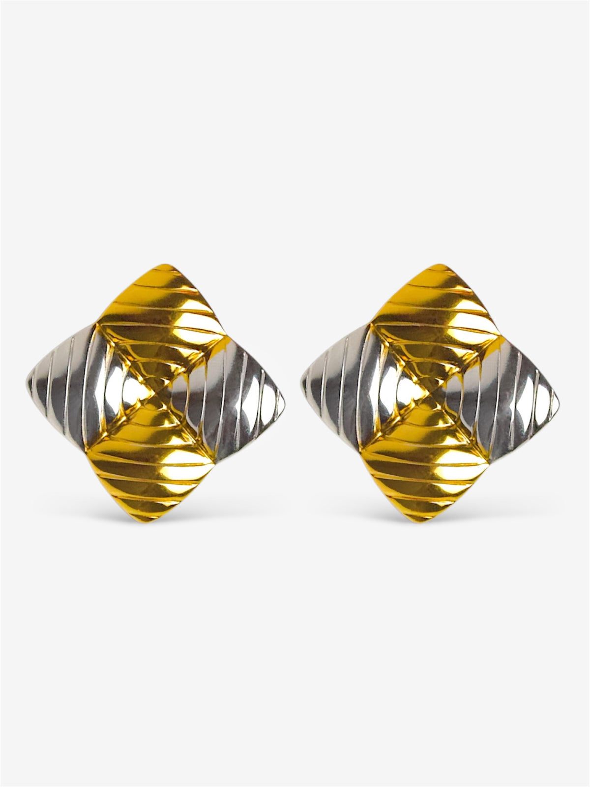 BOUCLES D’OREILLES ROWAN DEUX-TONS