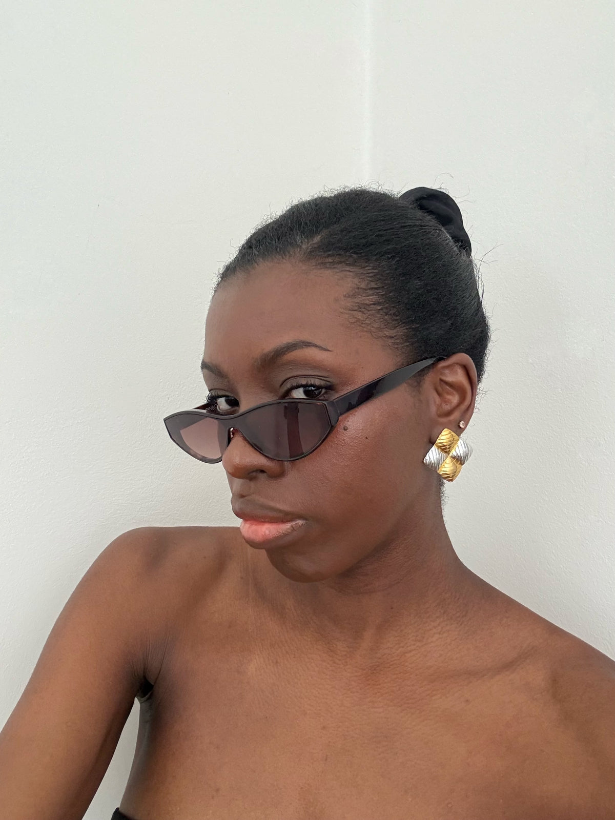 BOUCLES D’OREILLES ROWAN DEUX-TONS