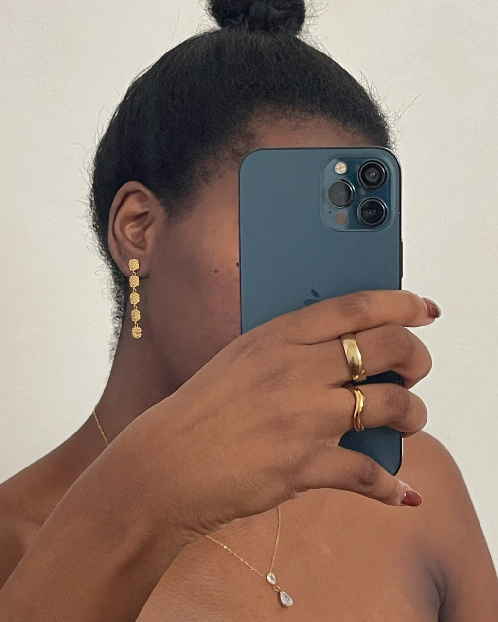 BOUCLES D'OREILLES SMITH DORÉE