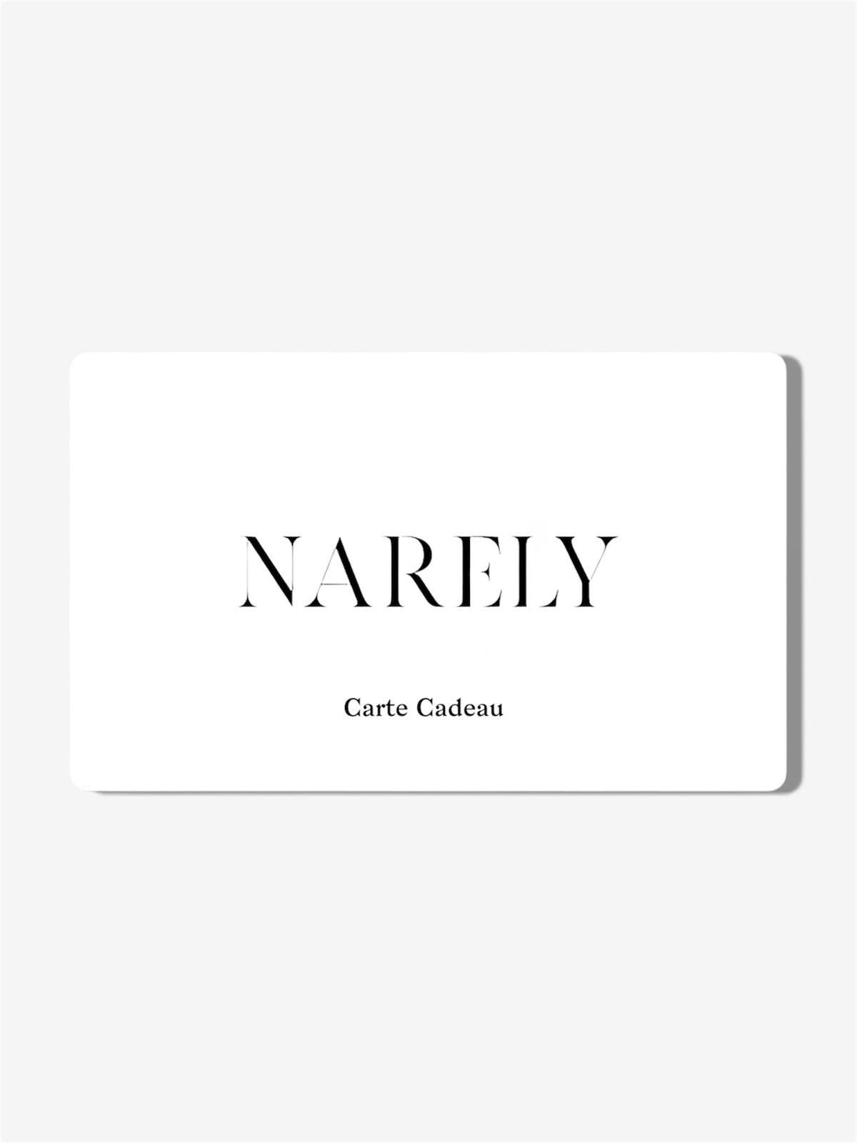 CARTE - CADEAU NARELY