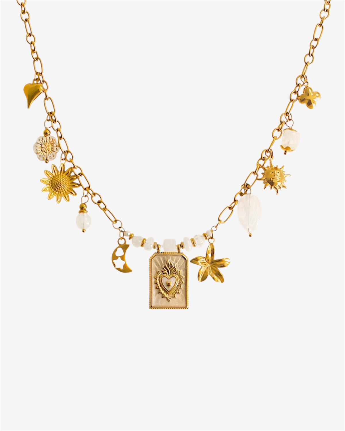 COLLIER MONACO BLANC