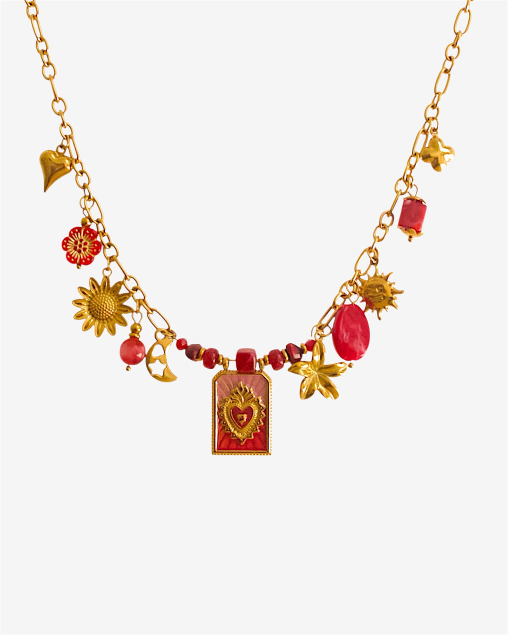 COLLIER MONACO ROUGE